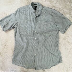 Vintage Silk Button Front Shirt Claiborne 80s‎ 90s